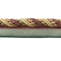 Cavalier Flanged Cord 1011 Aubergine Avocado