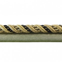 Cavalier Flanged Cord 1011 Black Taupe