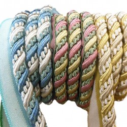 Flanged Cord 10mm - 10 Colours