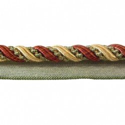 10mm Lip Cord Trim - Tigers Eye