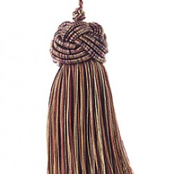 Decorative Tassel -  Aubergine Avocado