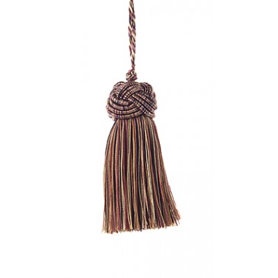 Decorative Tassel -  Aubergine Avocado