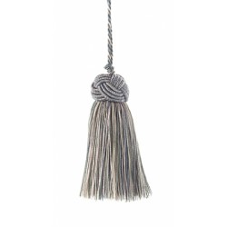 Decorative Tassel - Teal & Oyster