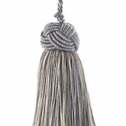 Decorative Tassel - Teal & Oyster