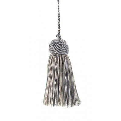 Decorative Tassel - Teal & Oyster