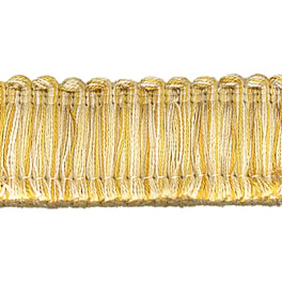 Brush/Cut  Fringe - Gold & Cream