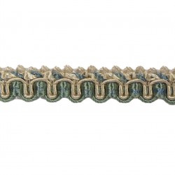  Gimp Braid - Teal & Oyster