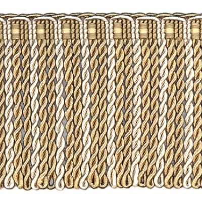 Bullion Fringe - Warm Beige & Cream