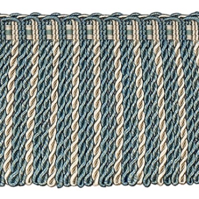  Bullion Fringe - Teal & Oyster