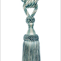 Curtain Tassel Tieback - Teal Oyster