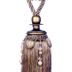 Tassel Tieback with Beads - Carnival