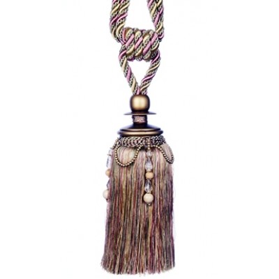 Tassel Tieback with Beads - Carnival