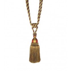 Large Tassel Tieback - Tigers Eye