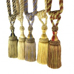 Single Tassel Tieback - 7 colours