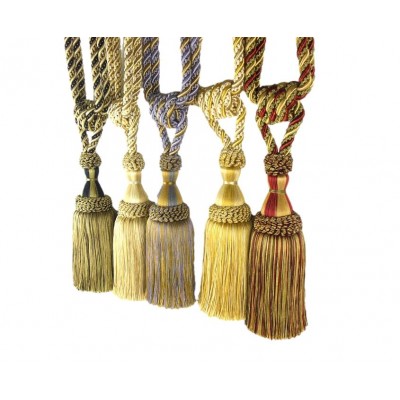 Single Tassel Tieback - 6 colours