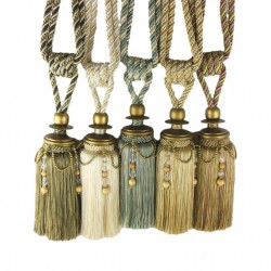 Single Tassel Tieback - 7 colours