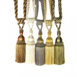 Large Tassel Tieback - 9 colours