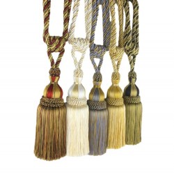 Large Tassel Tieback - 9 colours