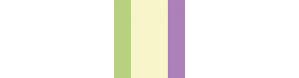 Purple, Green & Beige