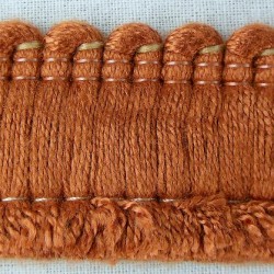 Cotton Brush Fringe - Terracotta