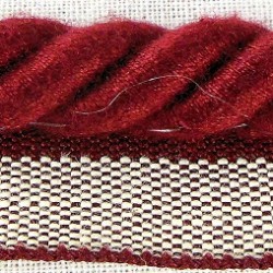 Cottonfields Flanged Cord Burgandy