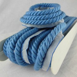 Cotton Flanged Cord 10mm - 5 Colours   