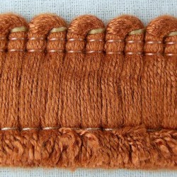 Cottonfields Brush Fringe Terracotta