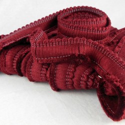 Cotton Brush Fringe - Burgandy