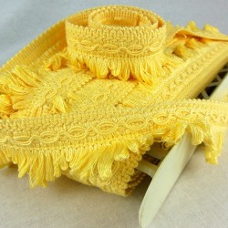 Cottonfields Scallop Fringe - Yellow