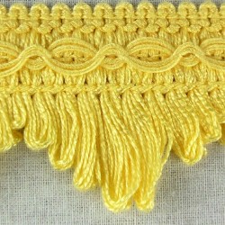 Cottonfields Scallop Fringe - Yellow