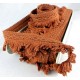 Cottonfields Scallop Fringe - Terracotta