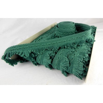 Cottonfields Scallop Fringe - Green