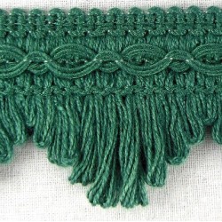 Cottonfields Scallop Fringe - Green