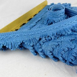 Cottonfields Scallop Fringe - Blue