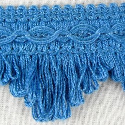 Cottonfields Scallop Fringe - Blue