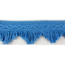 Cottonfields Scallop Fringe - Blue