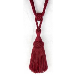 Cottonfields Single Tassel Tieback Bordeaux 