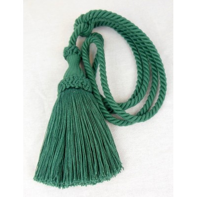 Cottonfields Single Tassel Tieback Brunswick Green