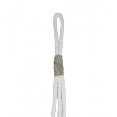 Cotton Multi Strand Tieback - White