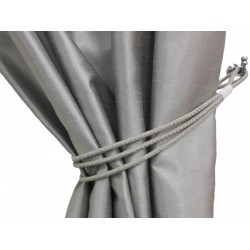 Cotton Multi Strand Tieback - Grey