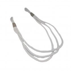 Cotton Multi Strand Tieback - White