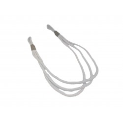 Cotton Multi Strand Tieback - White