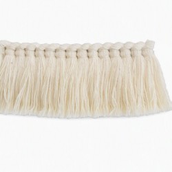 Natural 100% Cotton Brush Fringe