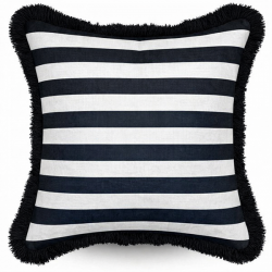 Black 100% Cotton Brush Fringe