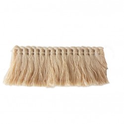 Cream 100% Cotton Brush Fringe
