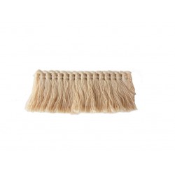 Cream 100% Cotton Brush Fringe
