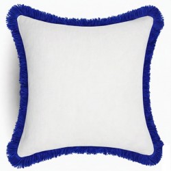 Navy 100% Cotton Brush Fringe