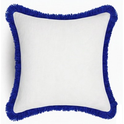 Navy 100% Cotton Brush Fringe