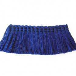 Navy 100% Cotton Brush Fringe
