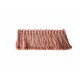Rose Pink 100% Cotton Brush Fringe